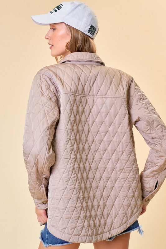 Quilted Shirt Jacket