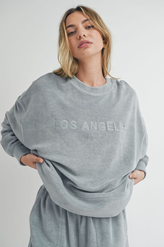 Los Angeles Embroidered Sweatshirt