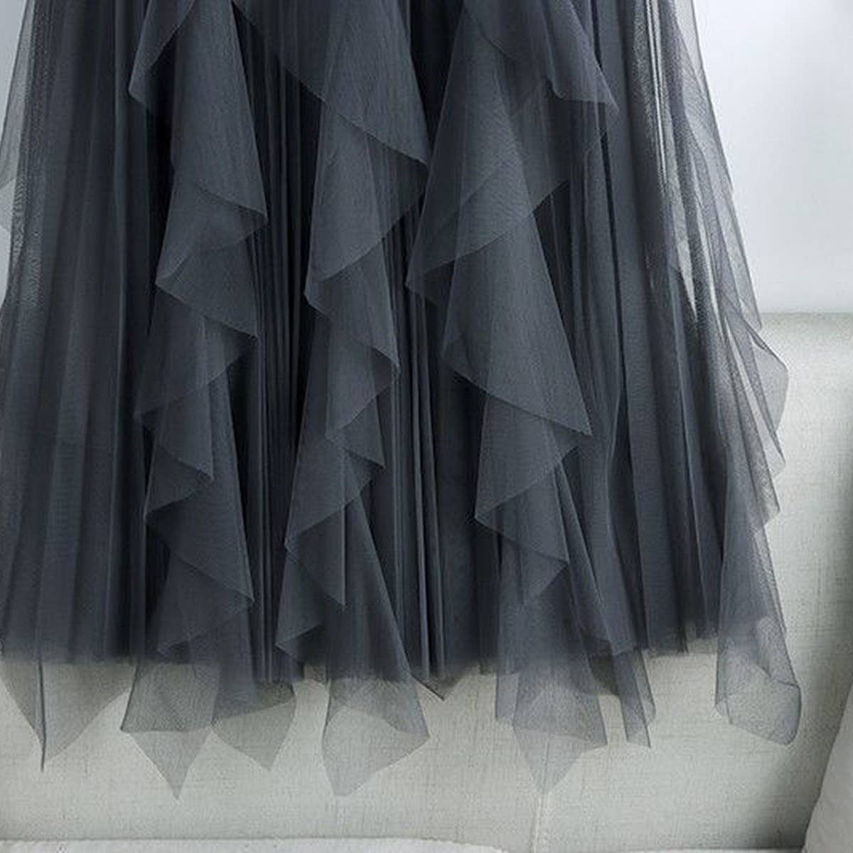 Tulle Pleated Skirt