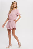 Ruffled Hem Romper