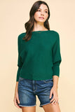 Dolman Sleeve Sweater Green