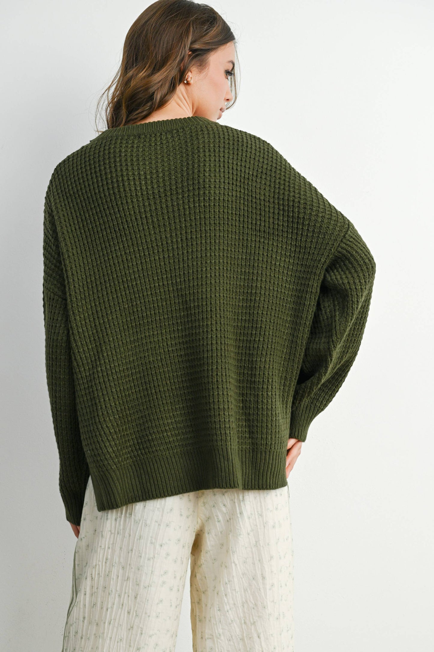 Round-Neck Classic Long Sleeve Top