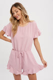 Ruffled Hem Romper