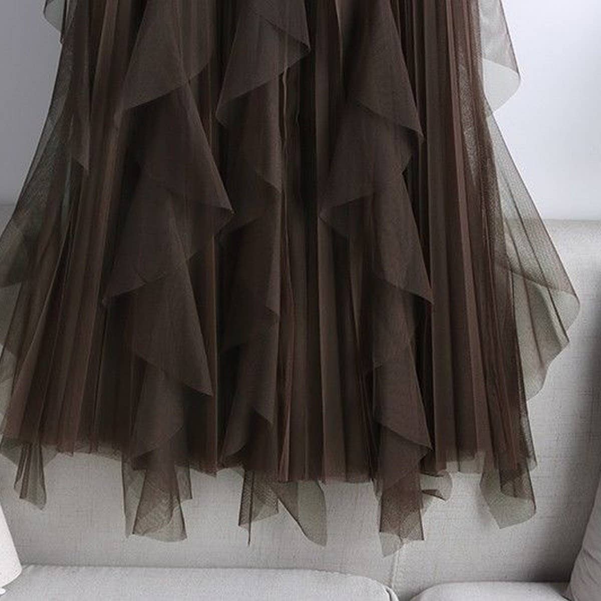 Tulle Pleated Skirt