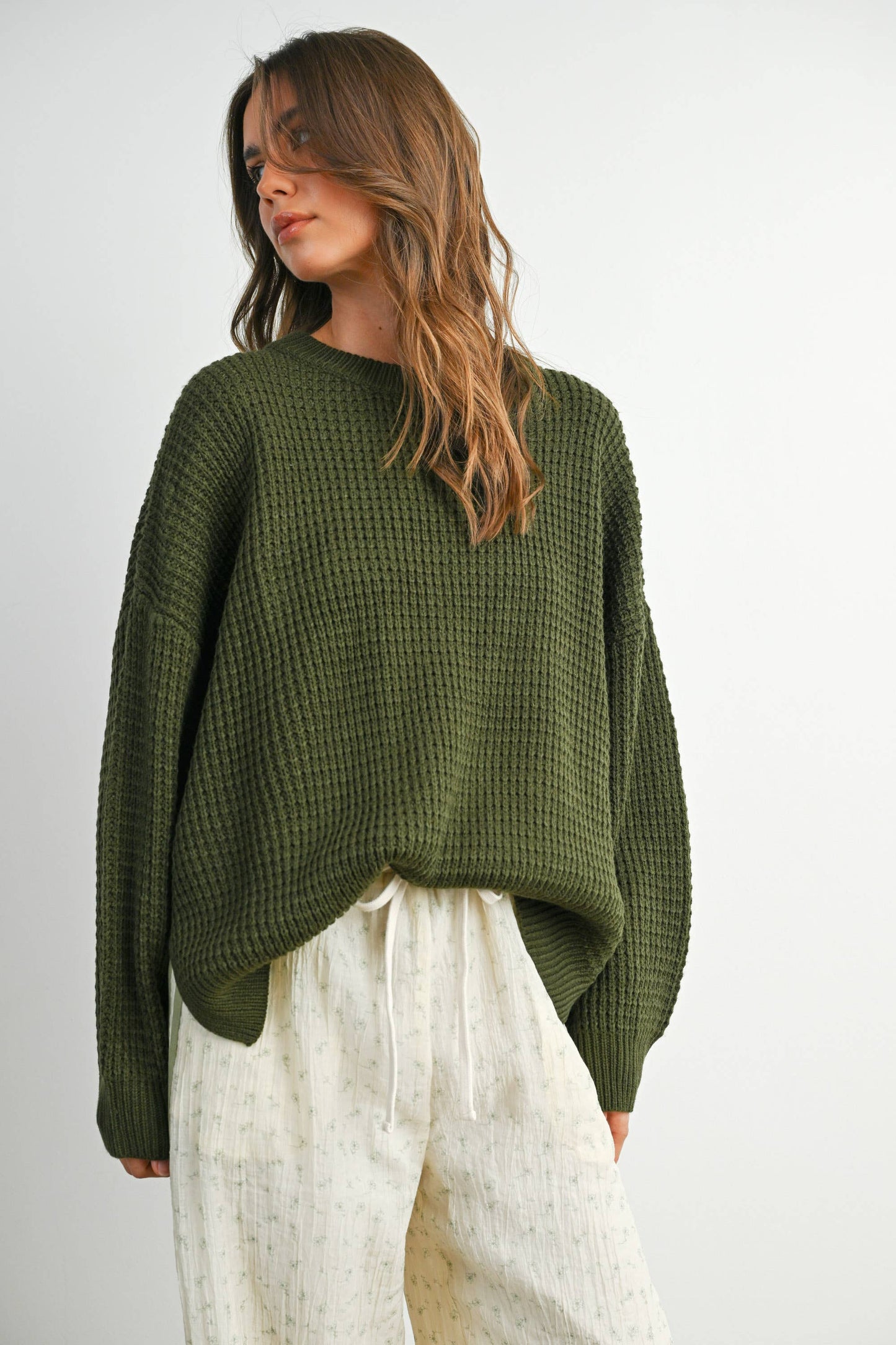 Round-Neck Classic Long Sleeve Top