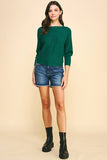 Dolman Sleeve Sweater Green