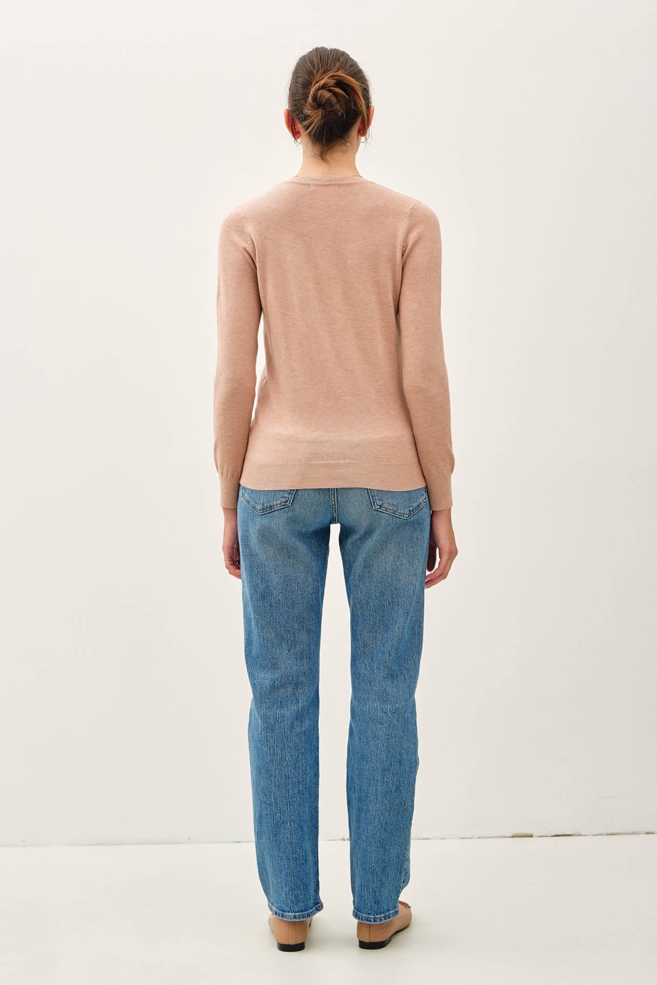 Crew Neck Soft Knit Sweater