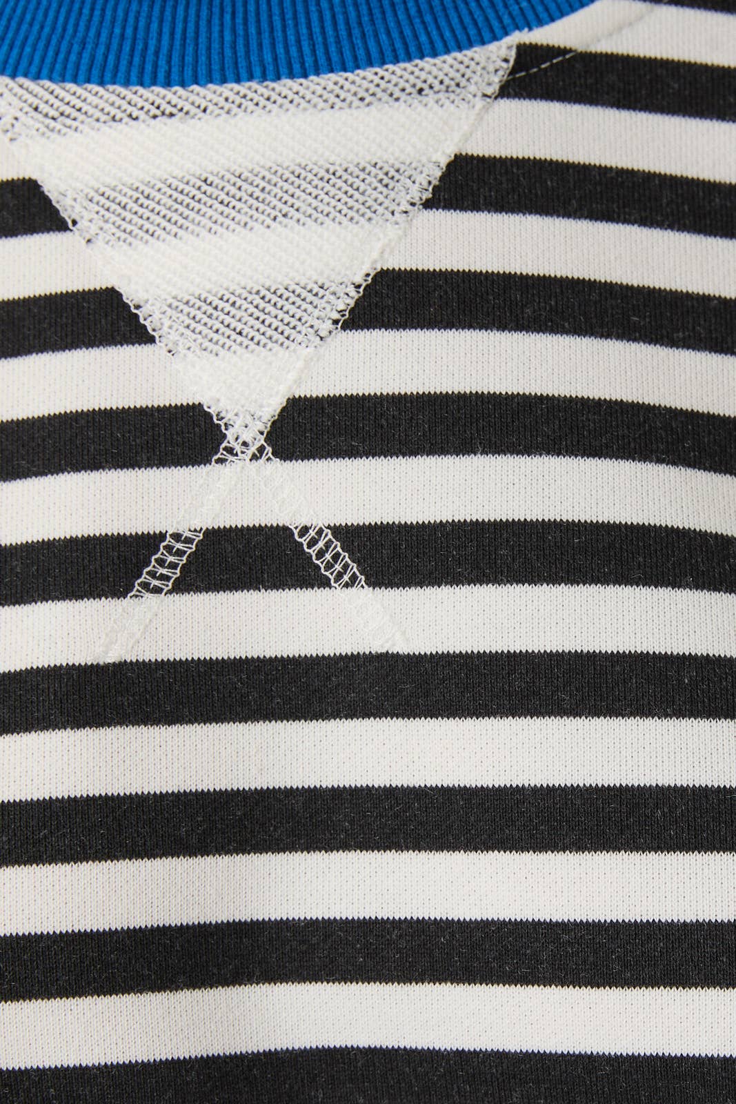 Crew Neck Long Sleeve Striped Sweatshirt