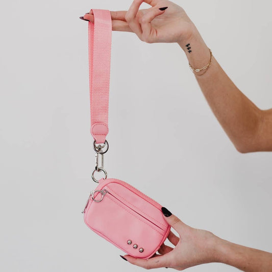 Nylon Card Wallet Wristlet