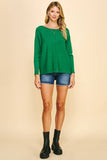 Boatneck Sweater Pullover