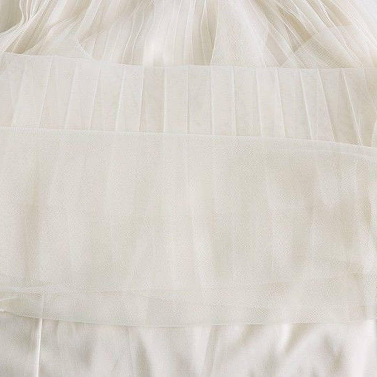 Tulle Pleated Skirt