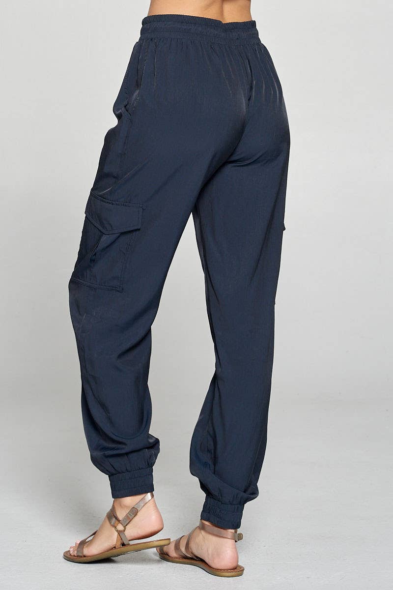 Woven Cargo Pants Deep Navy