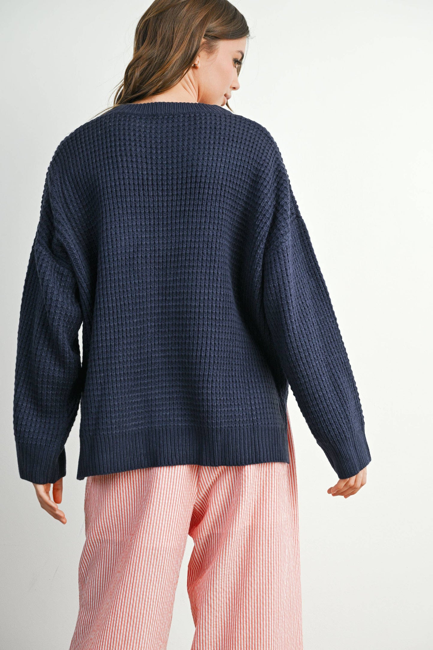 Round-Neck Classic Long Sleeve Top
