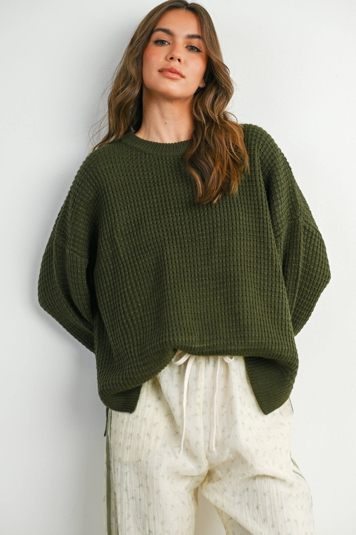Round-Neck Classic Long Sleeve Top