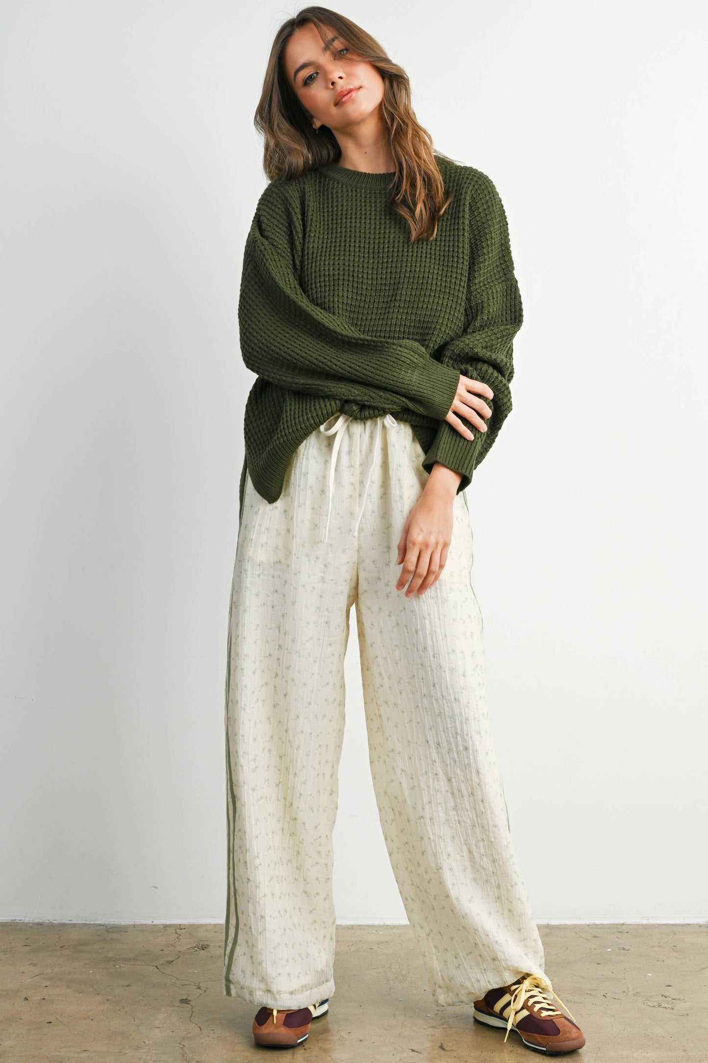 Round-Neck Classic Long Sleeve Top
