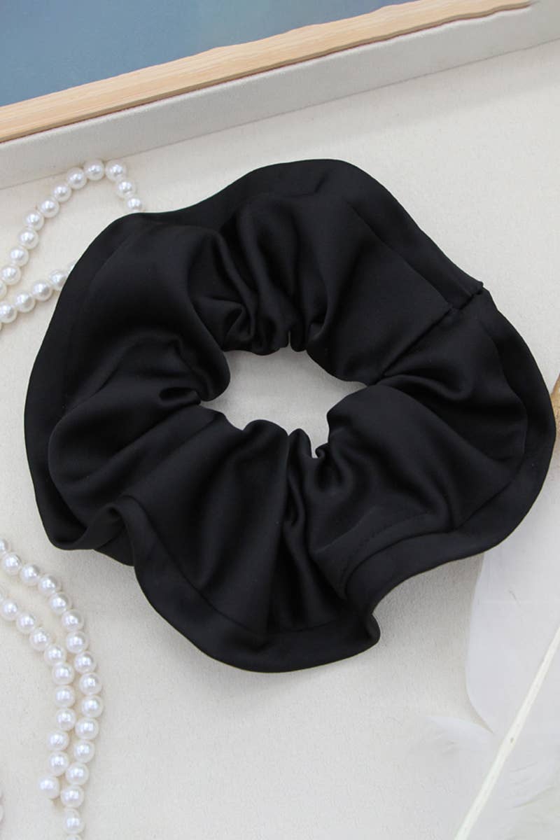Silk Solid Color Scrunchie