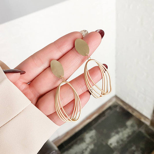 Matte Gold Earrings