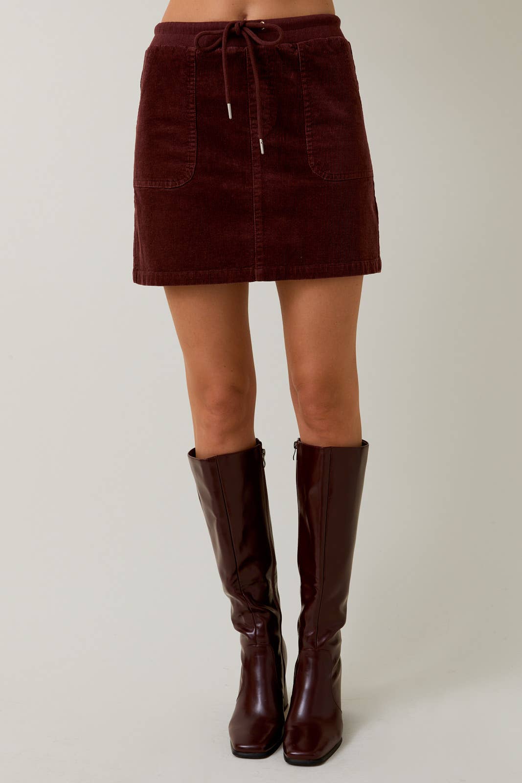 Corduroy Mini Skirt