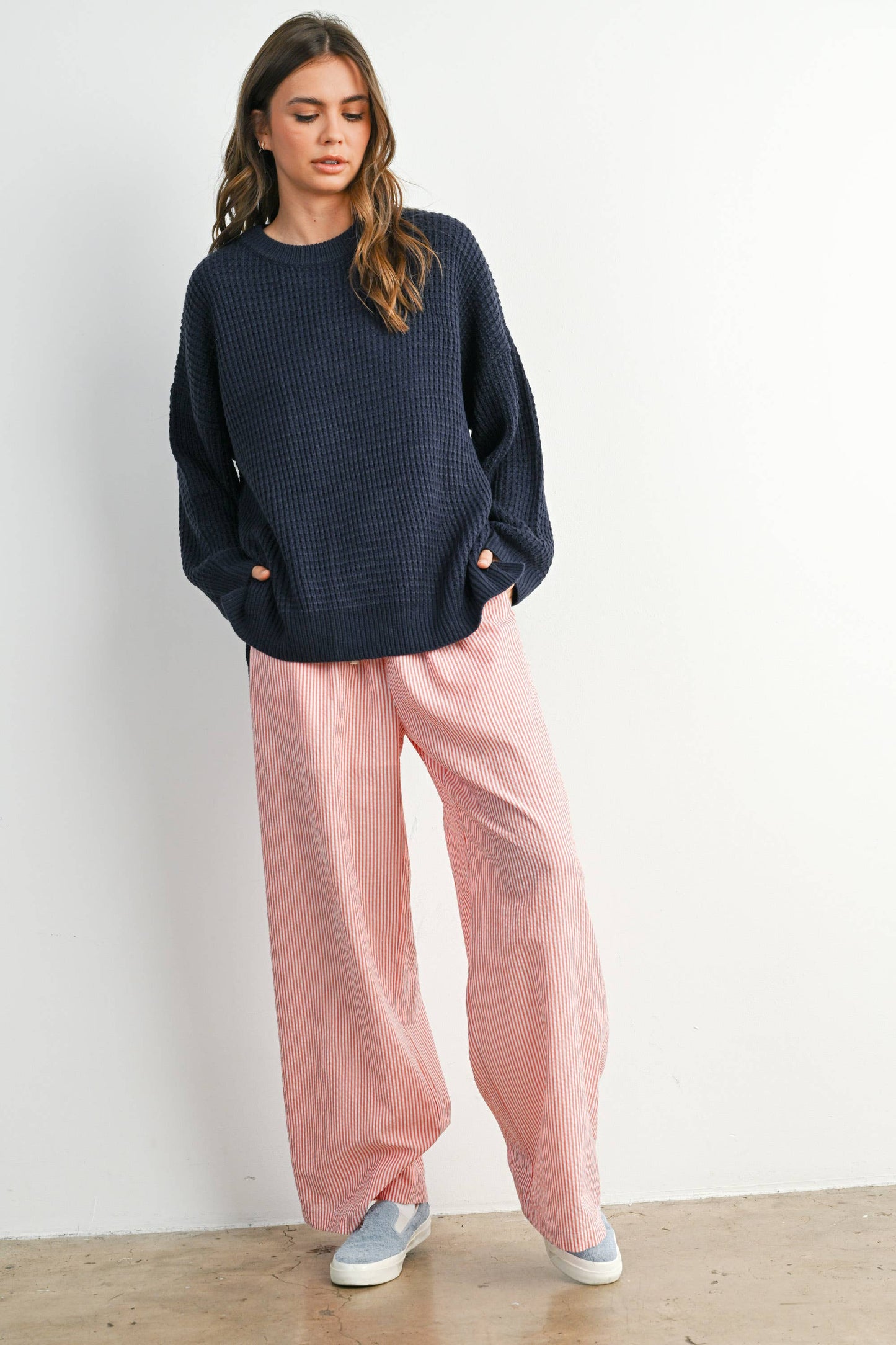 Round-Neck Classic Long Sleeve Top