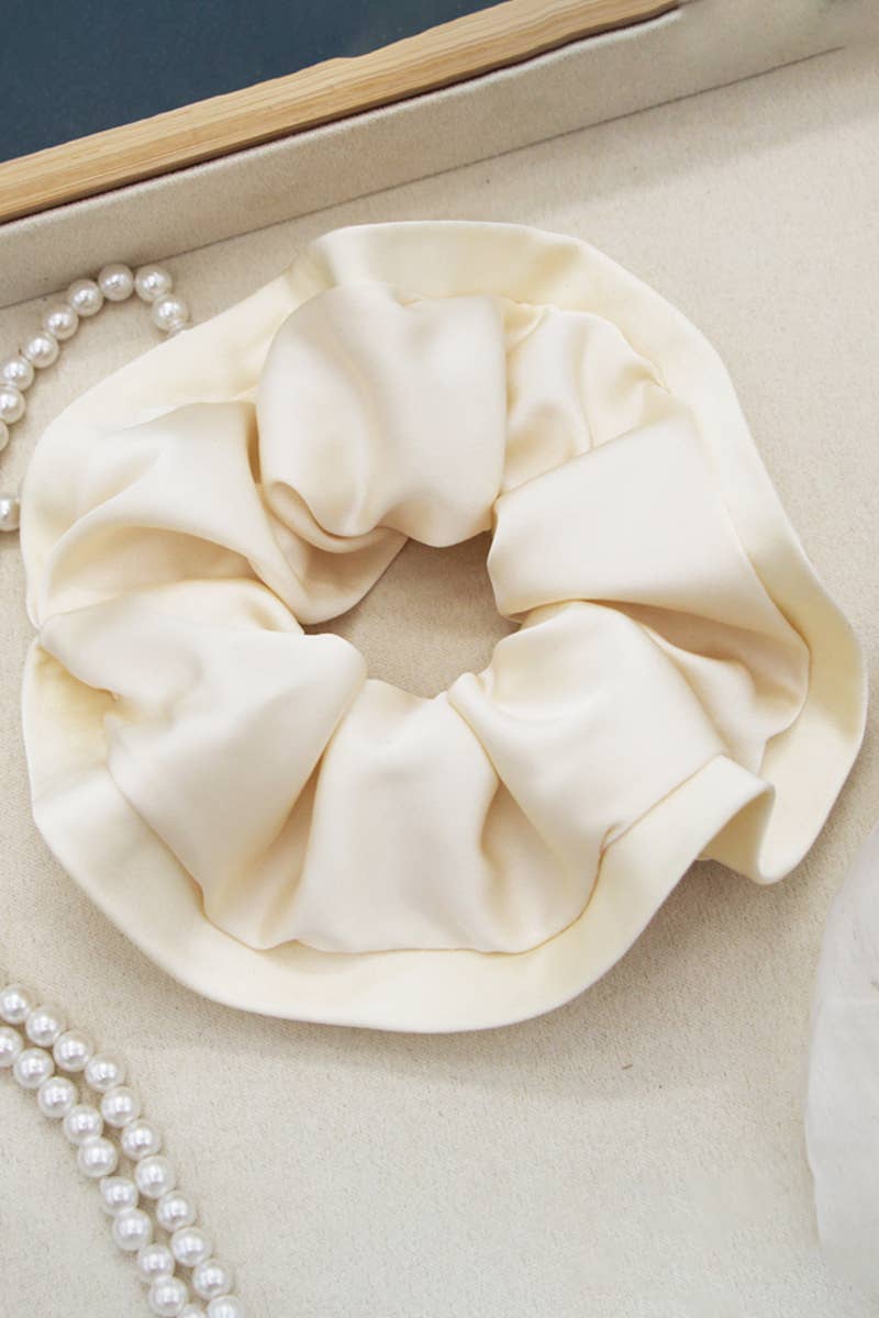 Silk Solid Color Scrunchie