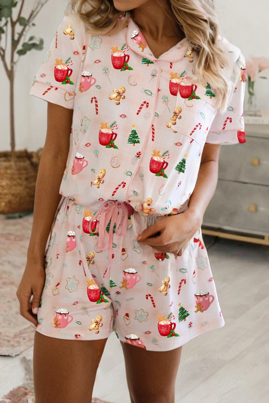 Christmas 2pcs Short Pajama Set