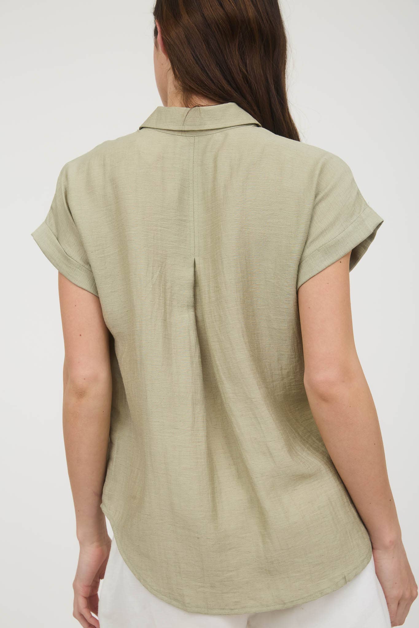 Collared Cuff Sleeve - Beige
