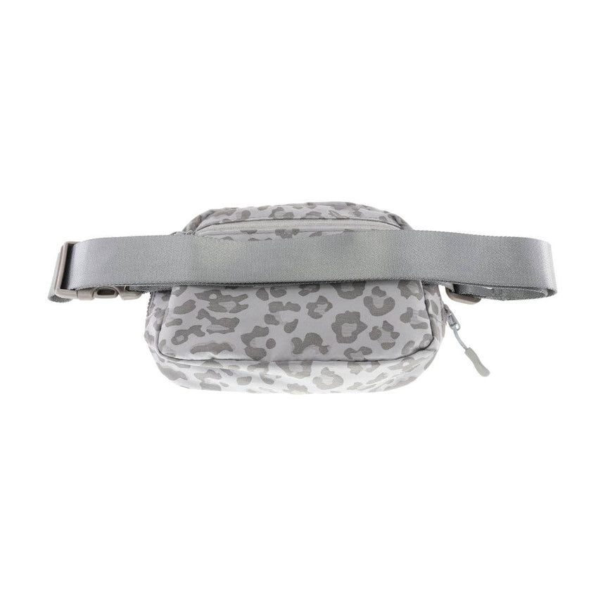 Leopard Patterned C.C Belt Bag BGS4255: Grey