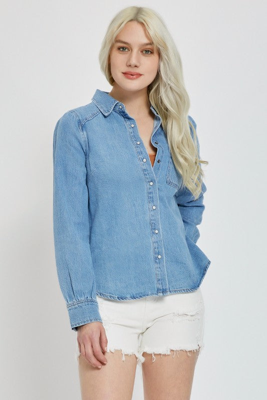 Risen Denim Shirt