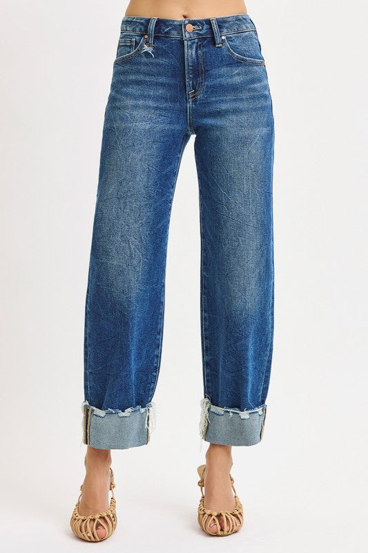 Risen Dark Wash Wide Cuff