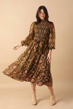 Tie Waist Midi DRess