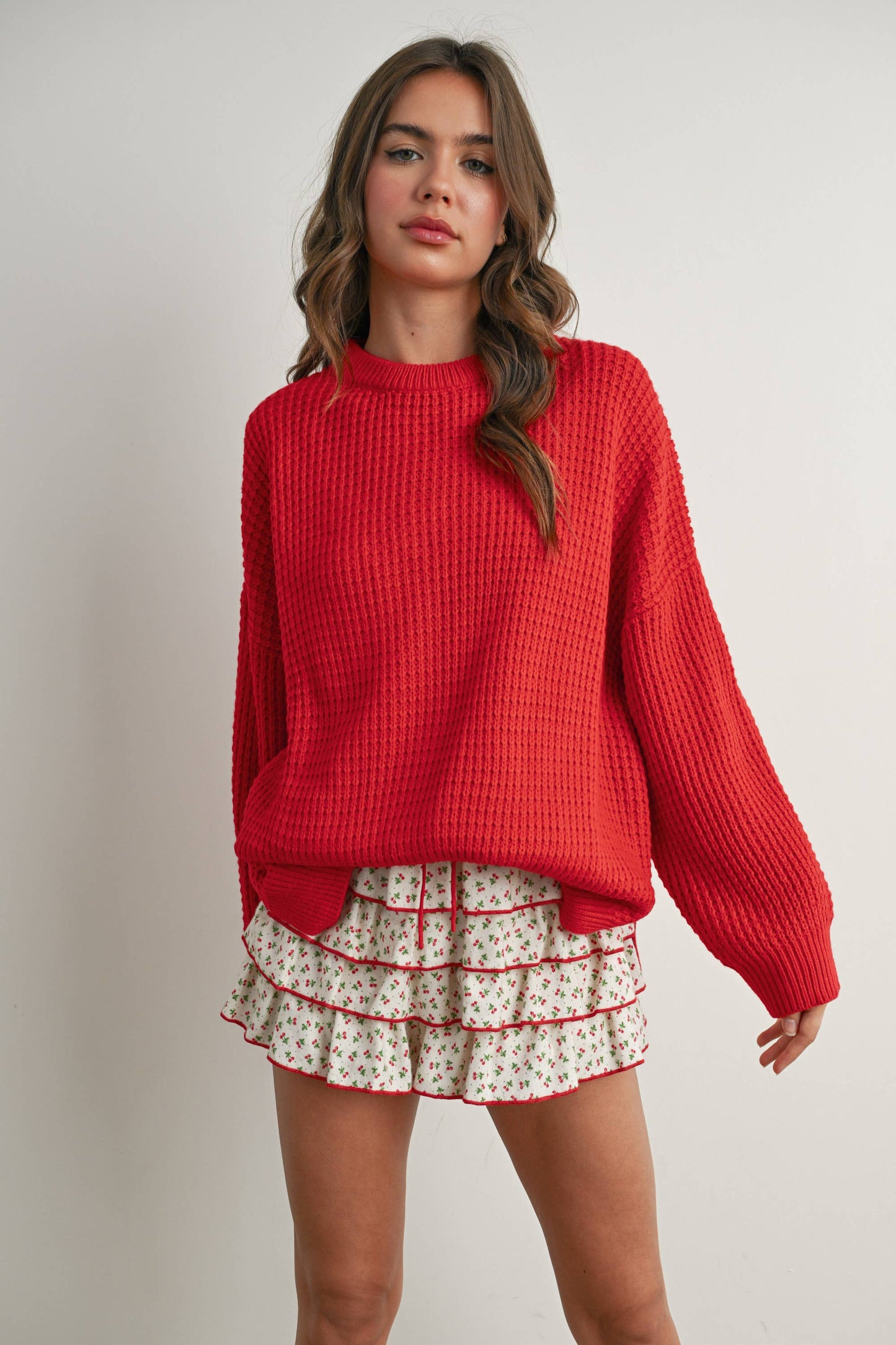 Round-Neck Classic Long Sleeve Top