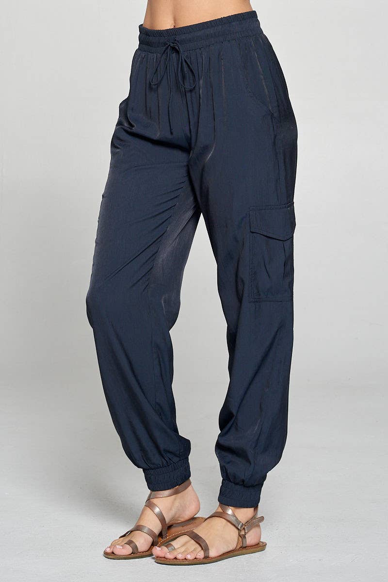 Woven Cargo Pants Deep Navy