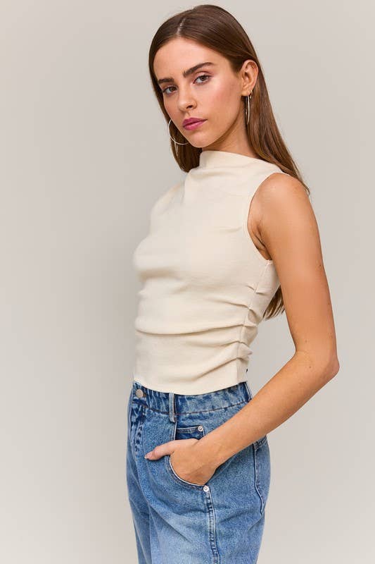 Off Shoulder Sweater Top