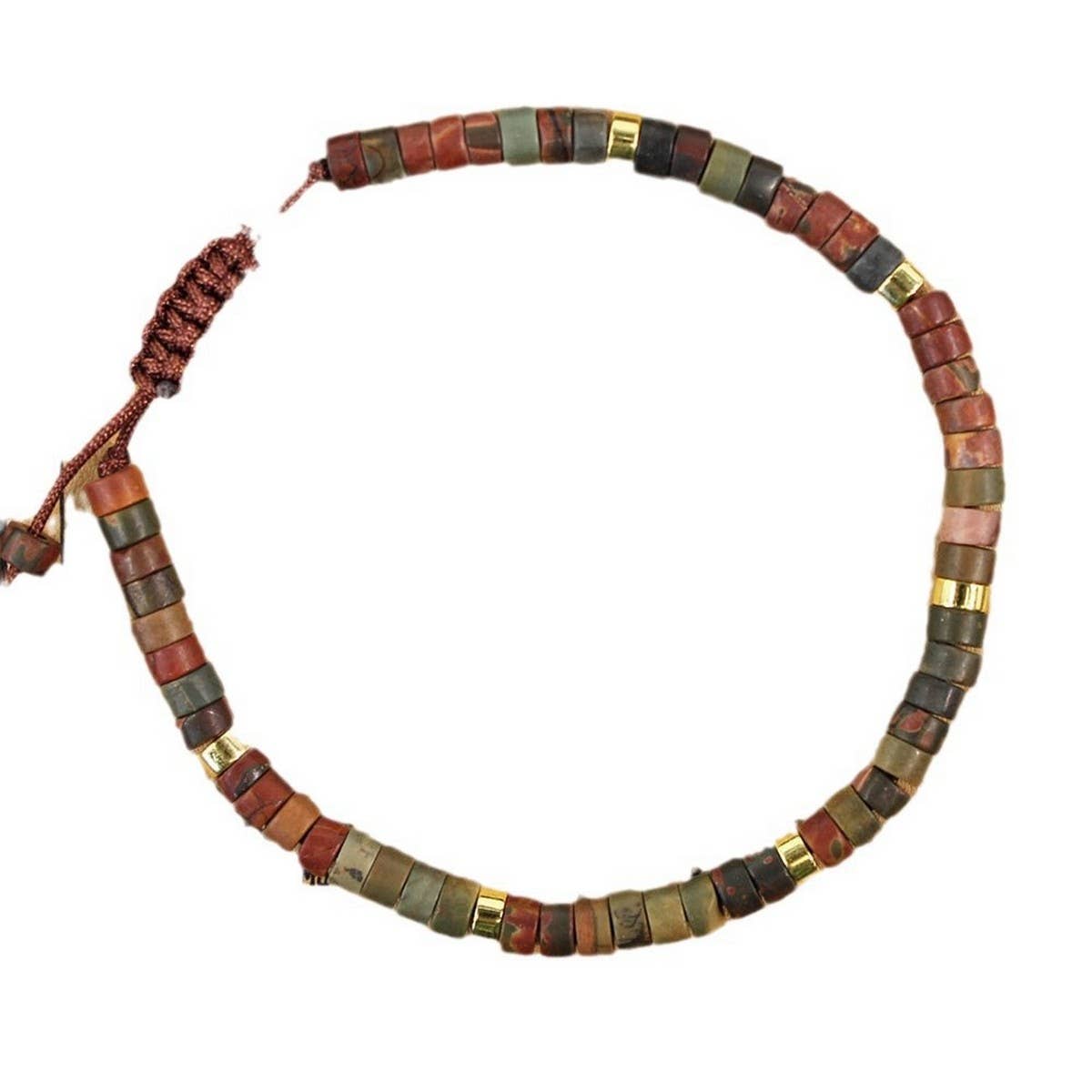 Handmade Woven Bracelet Natural Stone