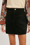Corduroy Mini Skirt