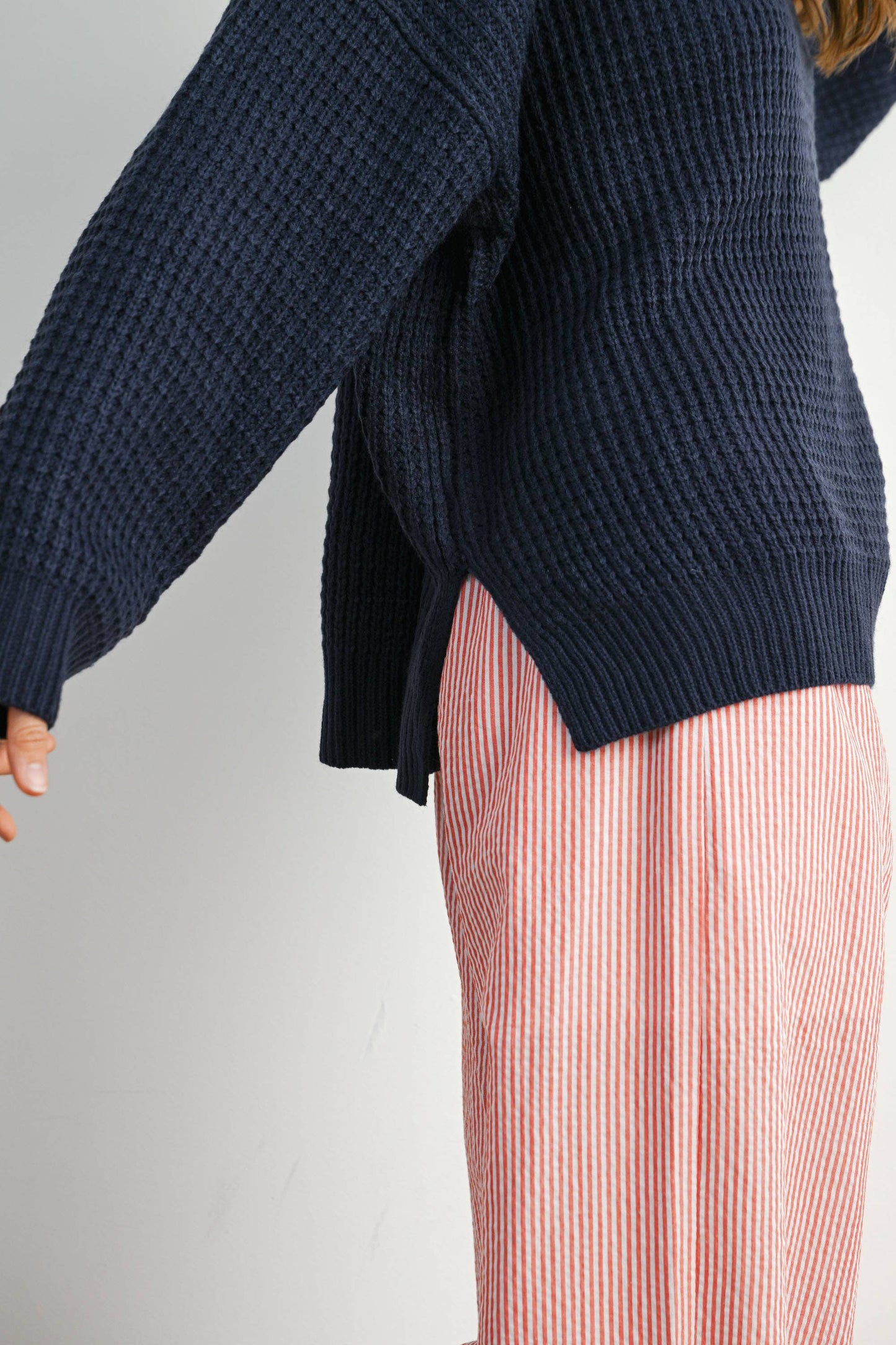 Round-Neck Classic Long Sleeve Top
