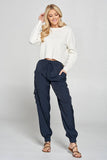 Woven Cargo Pants Deep Navy
