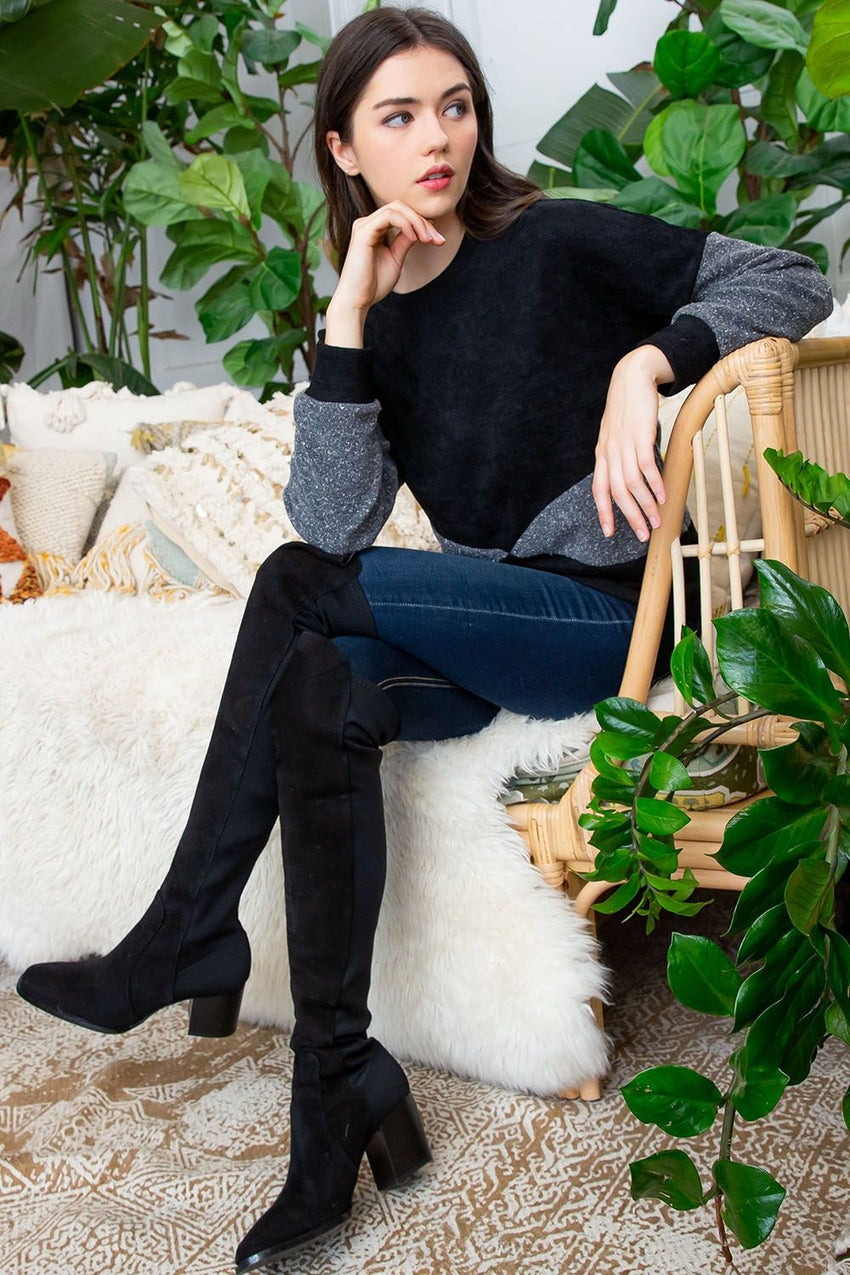 Colorblock Sweater