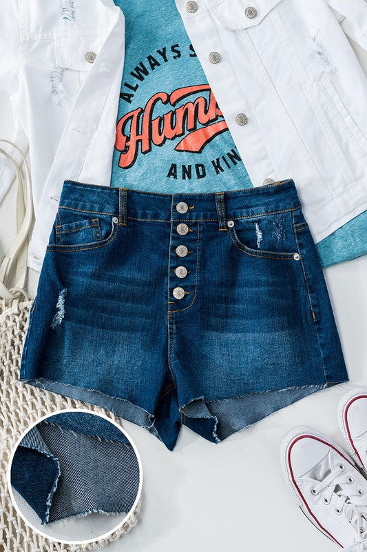 Mariana Button Front Shorts