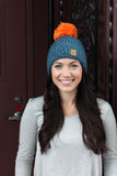 Colorblock Accent Hat
