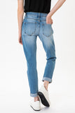 Mid Rise Girlfriend Jeans