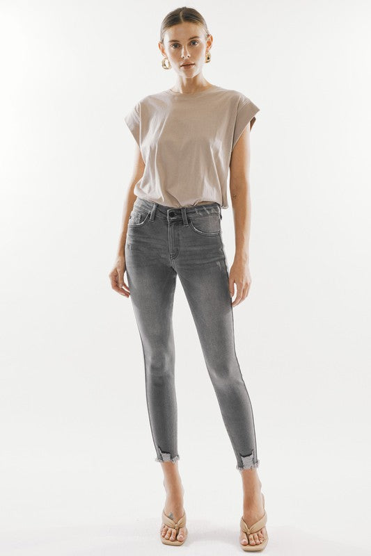High Rise Ankle Skinny - KC9216