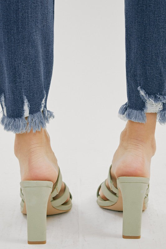High Rise Ankle Skinny KC7147M