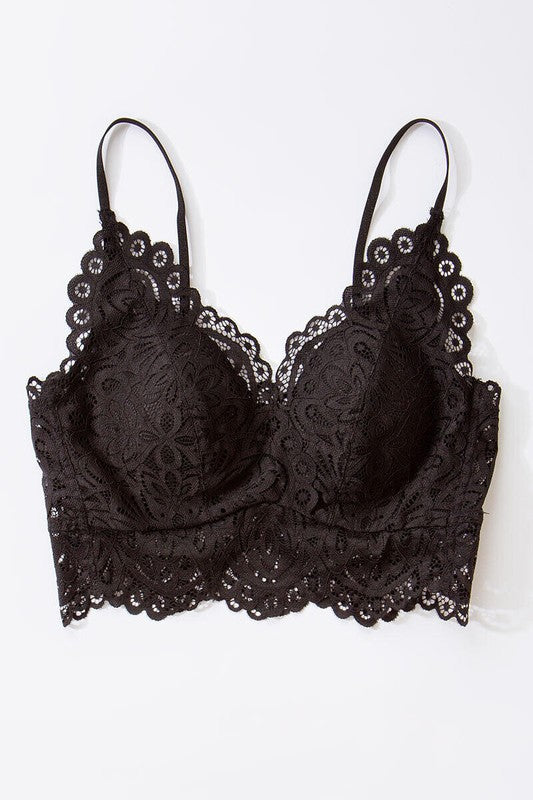 Padded Lace Bralette