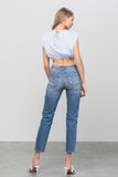 Mid Rise Slim Girlfriend Jeans