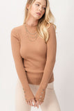 High Neck Long Sleeve Top