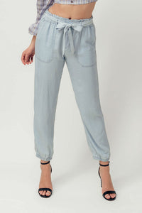 Paperbag Belted Pants