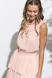 Ruffle Top and Tiered Skirt Seperates