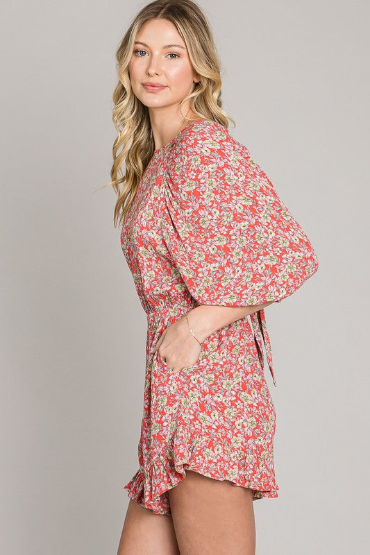 Tie Back Romper