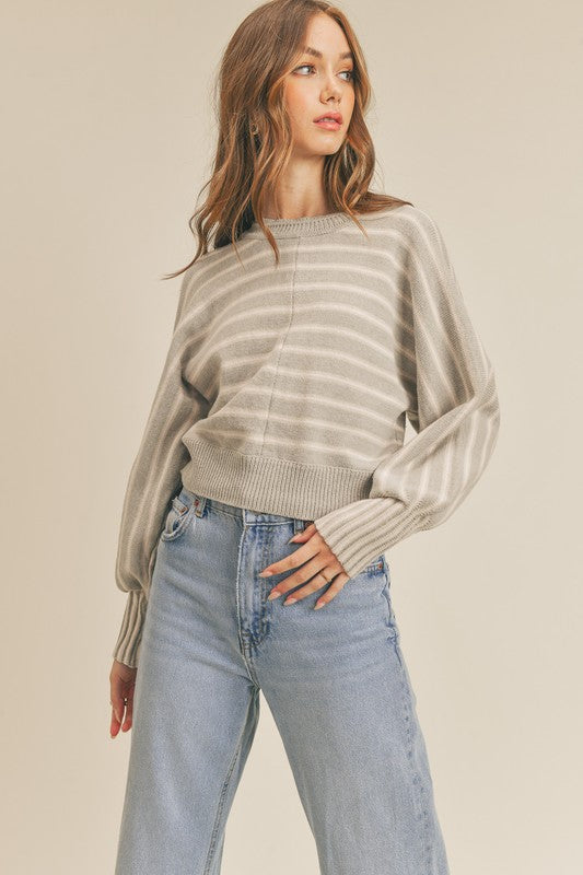 Batwing Crew Neck Sweater